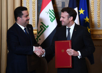 ماكرون والزيدي يبحثان تعزيز الشراكة النفطية